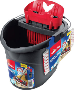 Vileda SuperMocio Revolution Sistema dweilsysteem & -emmer Enkel reservoir Zwart, Rood, Wit