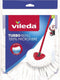 Vileda Turbo Classic 100% microfibre Vervanging - 1 per verpakking - Geschikt voor alle centrifugesystemen van Vileda - Voor harde vloeren