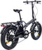 Villette le Gros elektrische vouw fatbike 13Ah 7sp 20 inch Dark Grey