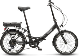 Villette les Vacances, vouwbare e-bike, 6 sp, 20 inch, zwart