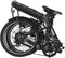 Villette les Vacances, vouwbare e-bike, 6 sp, 20 inch, zwart