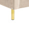 VILLETTE - Tweepersoonsbed - Beige - 180 x 200 cm - Fluweel