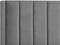 VILLETTE - Tweepersoonsbed - Grijs - 180 x 200 cm - Fluweel