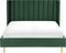 VILLETTE - Tweepersoonsbed - Groen - 140 x 200 cm - Fluweel