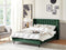 VILLETTE - Tweepersoonsbed - Groen - 140 x 200 cm - Fluweel