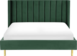 VILLETTE - Tweepersoonsbed - Groen - 180 x 200 cm - Fluweel