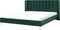 VILLETTE - Tweepersoonsbed - Groen - 180 x 200 cm - Fluweel