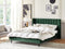 VILLETTE - Tweepersoonsbed - Groen - 180 x 200 cm - Fluweel