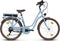 Villette Vintage retro elektrische fiets blauw
