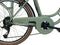 Villette Vintage retro elektrische fiets groen