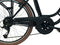 Villette Vintage retro elektrische fiets zwart