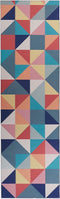 VILLUKURI - Laagpolig vloerkleed - Multicolor - 60x200 cm - Polyester