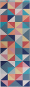 VILLUKURI - Laagpolig vloerkleed - Multicolor - 70x200 cm - Polyester