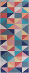 VILLUKURI - Laagpolig vloerkleed - Multicolor - 80x200 cm - Polyester