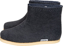 Vilten damesslof High Boots Garden Grey Colour:Donkergrijs / donkerblauw Size:38.5