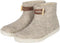 Vilten damesslof High Boots light grey Colour:Lichtgrijs/ Ecru Size:36