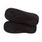Vilten herenslof Perforated red Colour:Zwart/ Rood Size:42