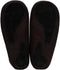 Vilten herenslof Perforated red Colour:Zwart/ Rood Size:42