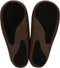 Vilten herenslof Sloping back brown Colour:Bruin/ Mosgroen Size:46