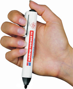 Viltstift edding 11 rond drukknop 1.5-3mm zwart | 10 stuks