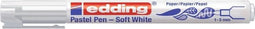Viltstift edding 1500 soft wit | Omdoos a 10 stuk | 10 stuks