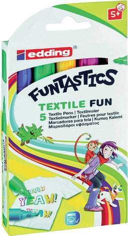 Viltstift edding 17 Fun textiel rond 2-3mm ass | 10 stuks