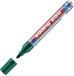 Viltstift edding 250 whiteboard rond groen 1.5-3mm | 10 stuks