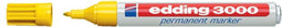 Viltstift edding 3000 rond geel 1.5-3mm | 10 stuks
