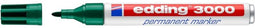 Viltstift edding 3000 rond groen 1.5-3mm | 10 stuks