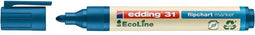 Viltstift edding 31 eco flipover rond 1.5-3mm bl | 10 stuks