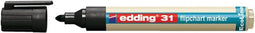 Viltstift edding 31 Eco voor flipover rond 1.5-3mm zwart | 10 stuks