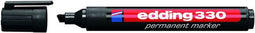 Viltstift edding 330 schuin zwart 1.5-5mm | 10 stuks
