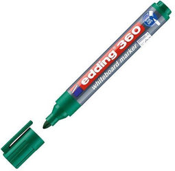 Viltstift edding 360 whiteboard rond groen 3mm | 10 stuks