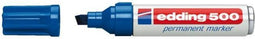 Viltstift edding 500 schuin blauw 2-7mm