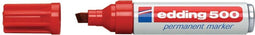 Viltstift edding 500 schuin rood 2-7mm