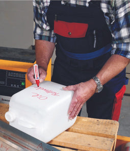 Viltstift edding 550 rond rood 3-4mm