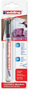 Viltstift edding 8040 wasgoed rond zwart 1mm blister | 5 stuks