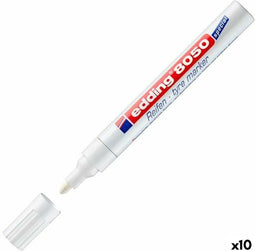 Viltstift edding 8050 Banden rond 2-4mm wit | 10 stuks