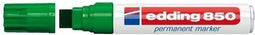 Viltstift edding 850 blok 5-18mm groen | 5 stuks