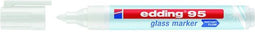 Viltstift edding 95 glasbord wit | 10 stuks