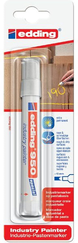 Viltstift edding 950 pasta rond 10mm wit