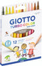 Viltstift giotto turbo color skin tones 12st | Etui a 12 stuk | 10 stuks