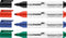 Viltstift Legamaster TZ100 whiteboard rond ass 1.5-3mm 4st