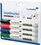 Viltstift Legamaster TZ100 whiteboard rond ass 1.5-3mm 4st