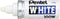 Viltstift Pentel 100W lakmarker rond wit 4mm | 12 stuks
