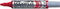 Viltstift Pentel MWL5M Maxiflo whiteboard rood 3mm | 12 stuks