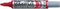 Viltstift Pentel MWL5M Maxiflo whiteboard rood 3mm | 12 stuks