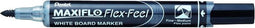 Viltstift Pentel MWL5SBF Maxiflo whiteboard zwart 1-5mm | 12 stuks
