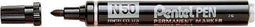 Viltstift Pentel N50 rond zwart 1.5-3mm