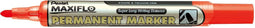 Viltstift pentel nlf50 maxiflo rond 1.5-3mm rood - 12 stuks